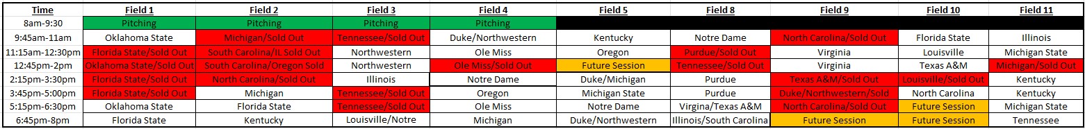Connect Chicago Schedule